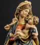 Sehr Schöne Geschnitzte Holz - Madonna Mit Jesus Christus Knd,  Polychrom Gefasst Skulpturen & Kruzifixe Bild 2