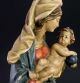 Sehr Schöne Geschnitzte Holz - Madonna Mit Jesus Christus Knd,  Polychrom Gefasst Skulpturen & Kruzifixe Bild 3