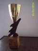 Skulptur Auf Granitsockel Höhe 35 Cm Kelch Pokal Heiliger Gral Mythologie 1950-1999 Bild 1
