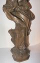 Orig.  Holzschnitzerei Holzfigur 49cm Madonna Maria Skulptur Engelfigur Bayern Skulpturen & Kruzifixe Bild 5
