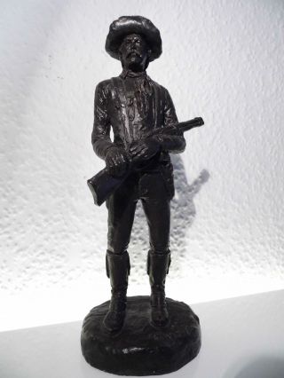 Handsignierte Skulptur Von Michael Garman - Cowboy - Serie Bild