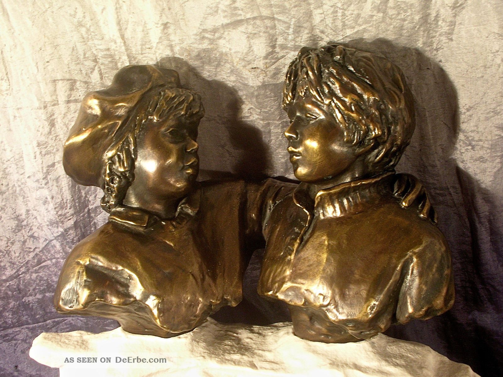 Marga (rethe) Böhmer (1887 - 1967),  Güstrow,  Bronzeplastik,  Kinder Bronze Bild