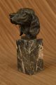 Bronzeskulptur Büste Cockerspaniel Hund Haustier Tier Figur Marmorsockel Ab 2000 Bild 6