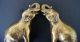 Paar Alte Bronze Elefanten Auf Sockel - Zum Schrauben - Fein Ausgeformt Bronze Bild 1