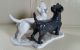 Rosenthal - 2 Scottish Terriers - Heidenreich Mit Signatur - Hunde Figuren Bild 3