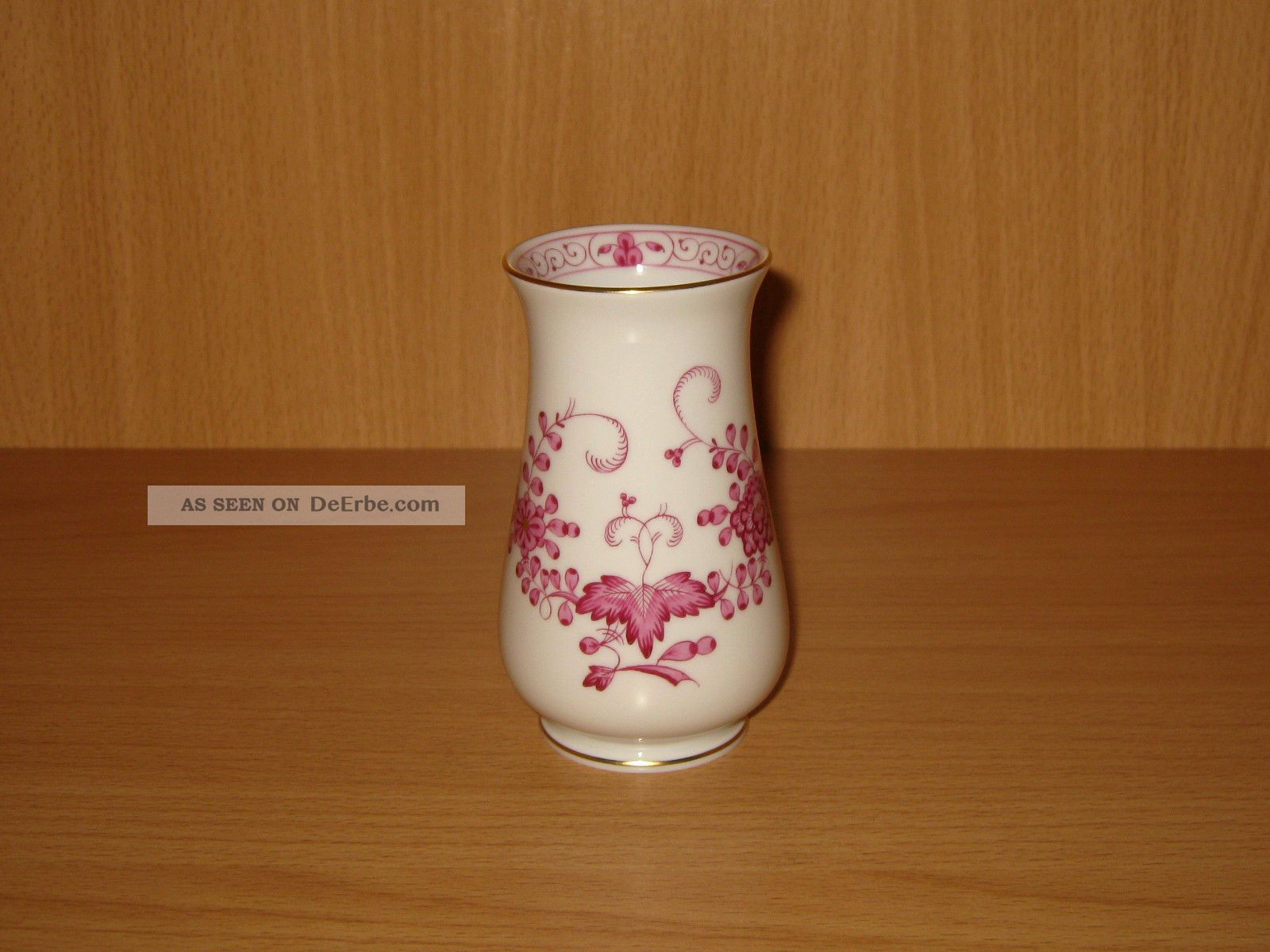 Meissen Indisch Purpur - Gold 1 Vase H 10,  7 Cm 2.  Wahl 1980 Top Meissen Bild