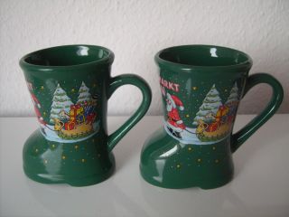 2 Glühwein - Stiefel,  Aus Bonn Vom Weihnachtsmarkt,  Tasse - Tassen,  Cup,  Becher,  Top Bild