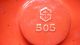 70er Jahre - Stövchen Keramik Rot - Orange Sammlerobjekt Nach Stil & Epoche Bild 1