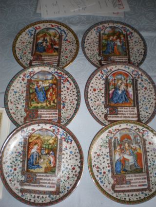6 Bradex Sammelteller Kostbarkeiten Aus Der Vatikanischen Bibliothek 1991 Bild