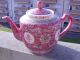 China Tee Gedeck Teekanne Becher Rosa Rot Nach Marke & Herkunft Bild 2