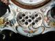Wunderschöne Porzellan Uhr Kaminuhr Blumen Gold Blüten Dresden Top Nach Marke & Herkunft Bild 4