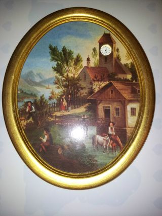 Bradex Sammelteller Dorf Am Bodensee Mit Uhr Bild