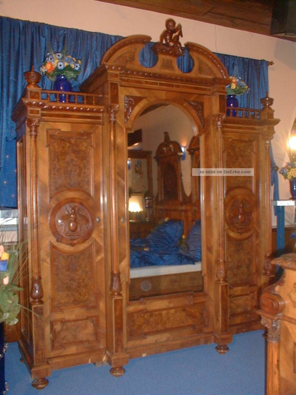 Antik - Komplettes Schlafzimmer Aus Dem Jahr Ca. 1850