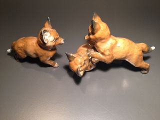 Rosenthal Porzellan Figuren Spielende Füchse Entwurf Heidenreich Bild