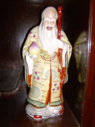 Schöne Große Chinesische - Asiatische Figur Bild