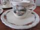 4 X Espresso Mocca Tasse,  Untertasse Sarreguemines Obernai Frankreich Shabby Nach Marke & Herkunft Bild 2