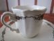 4 X Espresso Mocca Tasse,  Untertasse Sarreguemines Obernai Frankreich Shabby Nach Marke & Herkunft Bild 4