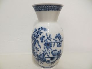Meissen - Alte Vase - Blau Orchidee - Blumen - 1.  Wahl - Nr.  111 - 18,  5 Cm Hoch - Art.  1381 Bild