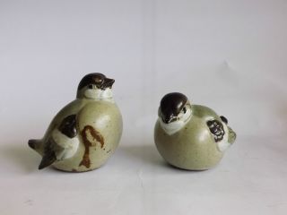 2 Süße Vögel Vogelpaar Keramik Handarbeit Bild