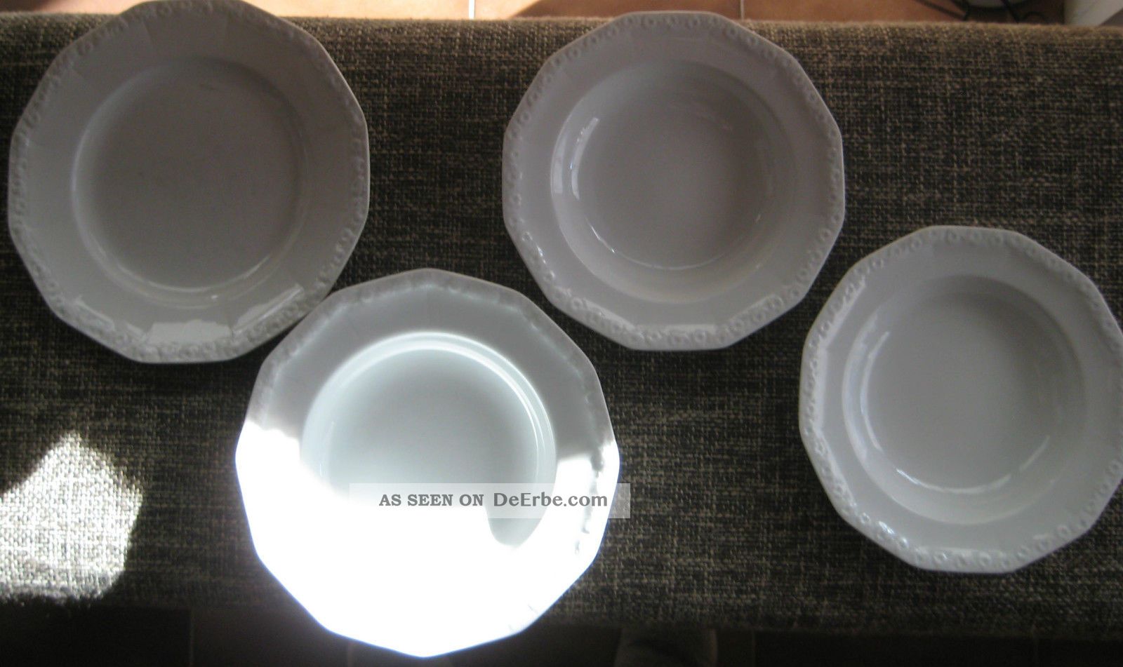 Rosenthal Maria Weiss Teller,  Ober - Untertassen,  Milchkännchen Nach Marke & Herkunft Bild