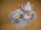 Teekanne,  Milchkännchen,  Zuckertopf - Altes Handgemaltes Porzellan Aus China Nach Marke & Herkunft Bild 1