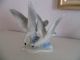 Dresdner Porzellan ? Tier Figur Vogelpaar Vogel Handbemalt Blau Weiß 11x14cm Figuren Bild 5