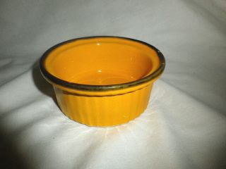 Keramik Schale Orange 11cm Durchmesser Futternapf Für Katze Hase Maus Ratte Bild