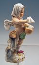 Meissen Figur Serie Verkleideten Amoretten Weiblicher Cupido Baby Nr:16 Um 1840 Meissen Bild 1