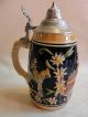 Handgemalter Bierkrug Bamberg Mit Zinndeckel 0,  5 Liter Nach Form & Funktion Bild 2
