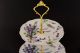 Etagere Lavendel Plätzchenteller Obstschale Porzellan Goldrand Geschenk Blumen Nach Form & Funktion Bild 1