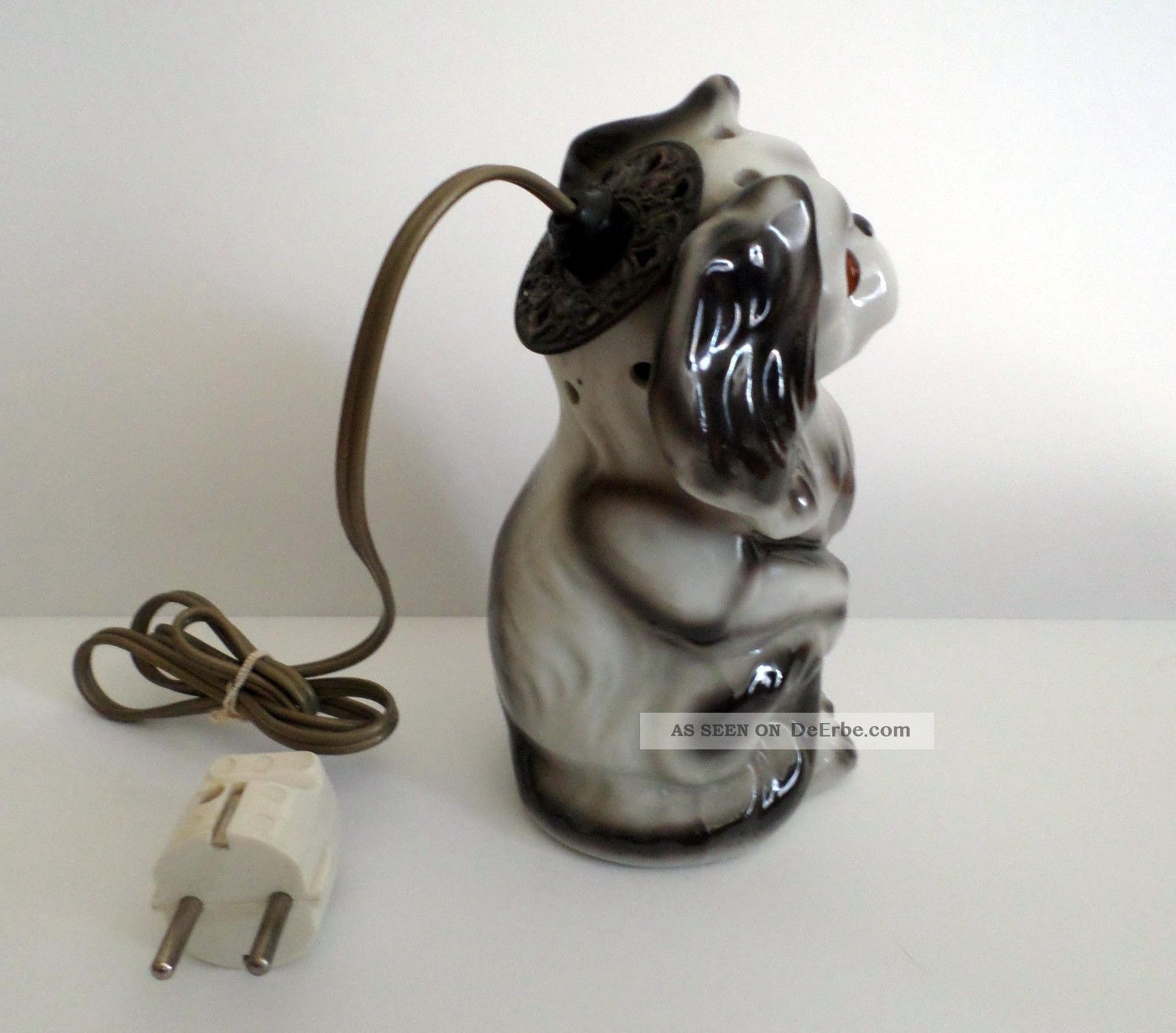 Rauchverzehrer Porzellan Hund 18 Cm Um 1950 Ansehen