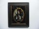 Antikes Hinterglasbild 19.  Jhdt.  Hl.  Barbara Goldmalerei Votivbilder & Sakralmalerei Bild 1
