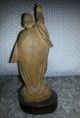 Uralte Antike Jesus Figur Aus Holz Geschnitzt,  Weihnachten Holzfigur Handarbeit Krippen & Krippenfiguren Bild 3