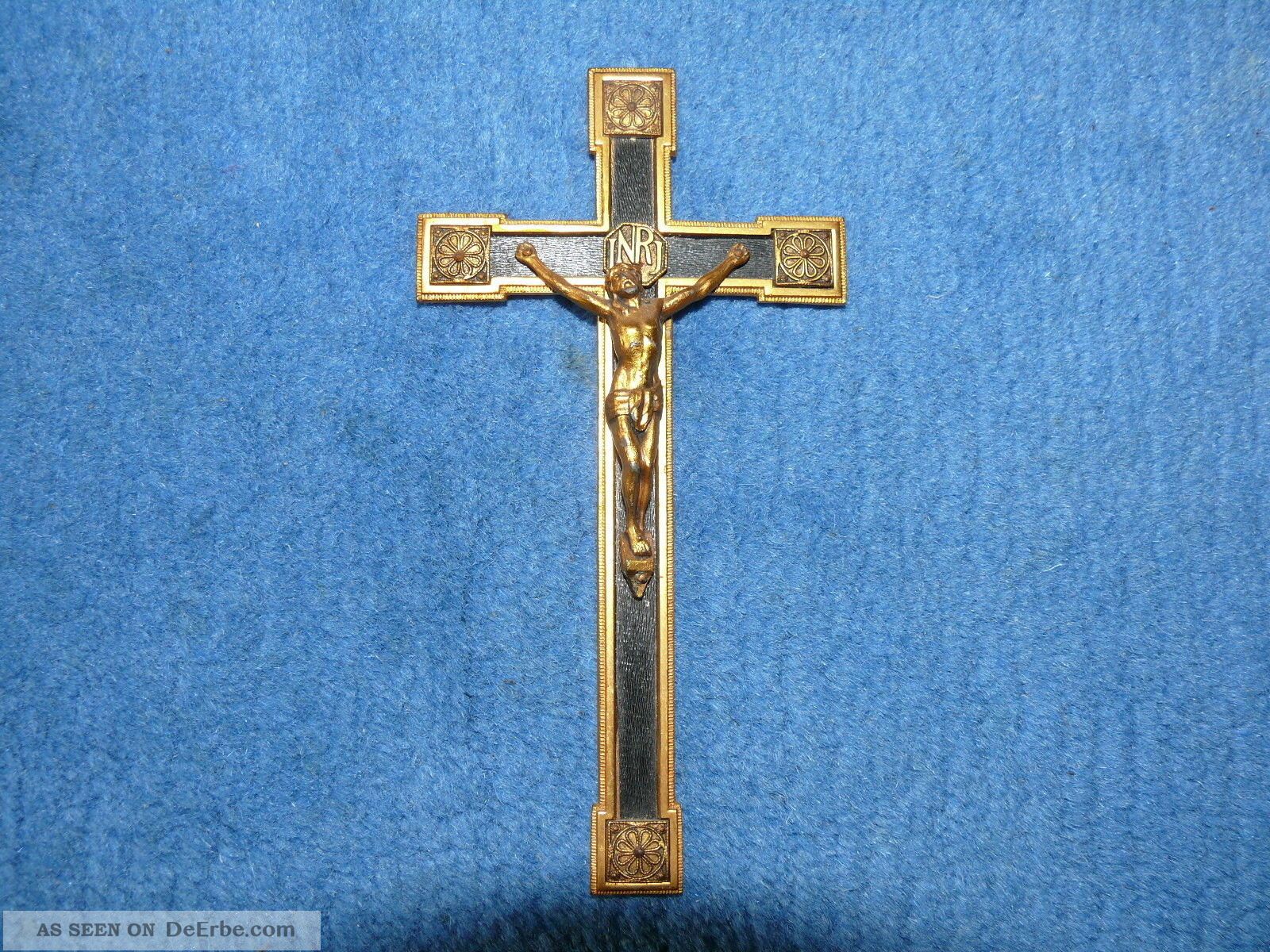 Kreuz Kreuzanhänger Reliquienkreuz Ca.  50 Jahre Alt Kruzifix Skulpturen & Kruzifixe Bild