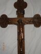 Kruzifix (kreuz) Mit Jesus Um 1915jahr Entstanden.  Sehr Massiv Und Groß Skulpturen & Kruzifixe Bild 1