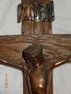 Kruzifix (kreuz) Mit Jesus Um 1915jahr Entstanden.  Sehr Massiv Und Groß Skulpturen & Kruzifixe Bild 3