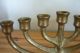 Messing Bronze Menora 2,  6 Kg Davidleuchter 7 - Flammig Kandelaber Leuchter Judaica Bild 1