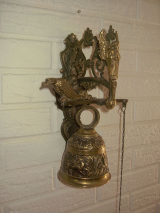Alte Sakristei Glocke Apostel Bell Angelus Bronze 1,  5 Kg Tier Symbole Fr Bild
