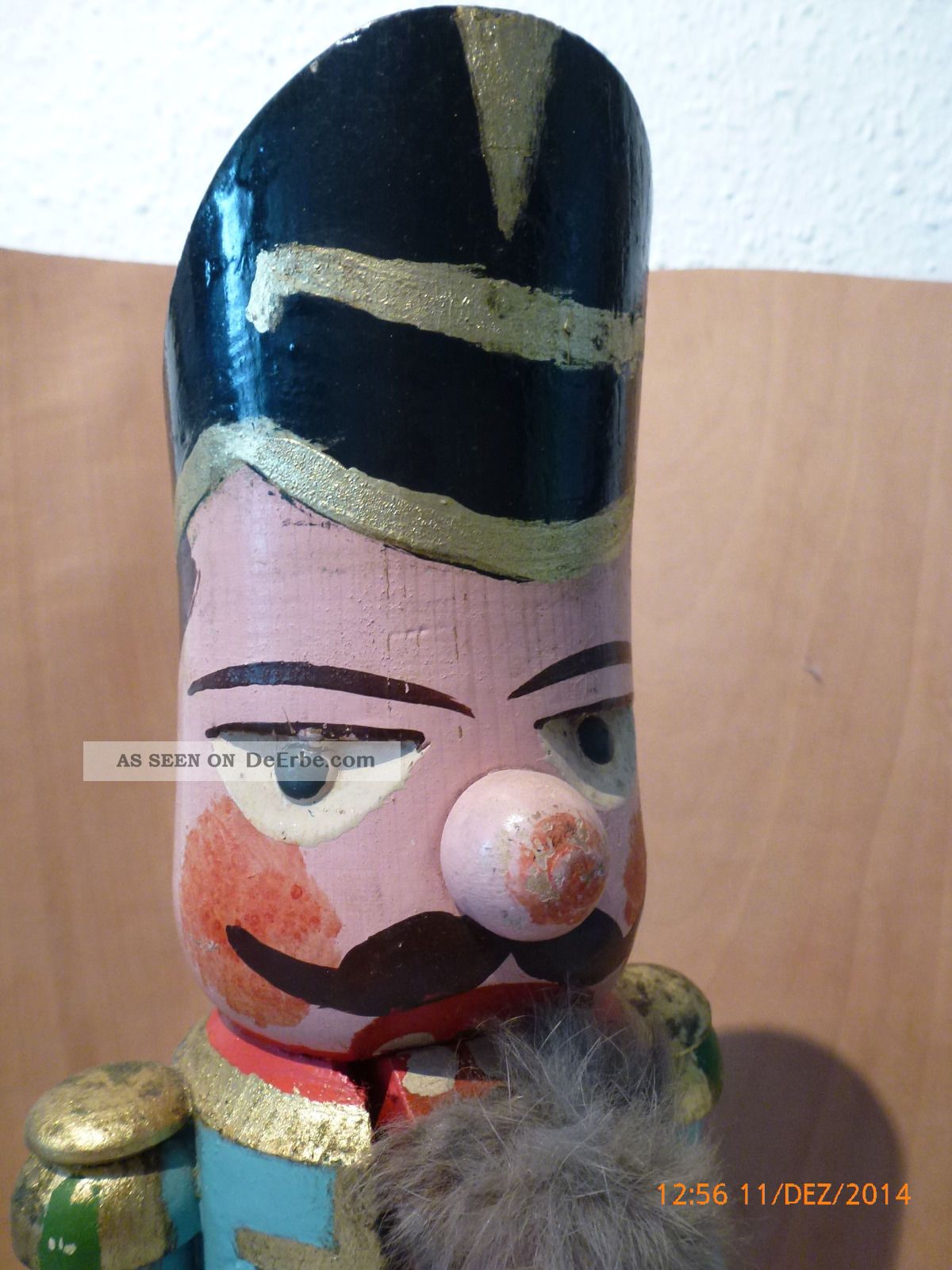 Alter Nussknacker, Uralter Polizist, Von Richard Langer 1930/40 Seiffen