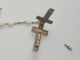 Antiker Rosenkranz,  Kette Mit Aufklappbarem,  Verschraubbarem Kreuz Mit Einlagen Anhänger & Pilgermedaillen Bild 4
