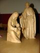 Holz Skulptur Heilige Familie Maria Josef Jesus Christus Geschnitzt Bildhauer Skulpturen & Kruzifixe Bild 2