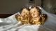 Wunderschöner Doppelengelskopf Mit Echtem Blattgold,  Zertifikat Skulpturen & Kruzifixe Bild 1