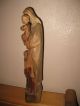 Handgeschnitzt Muttergottes Mit Jesuskind Madonna Skulpturen & Kruzifixe Bild 1
