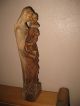 Handgeschnitzt Muttergottes Mit Jesuskind Madonna Skulpturen & Kruzifixe Bild 3