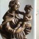 Maria Mit Kind Gott Kirche Große Skulptur 420 Mm Hoch Alt.  Aus Erbschaft Skulpturen & Kruzifixe Bild 1