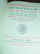 Antiphonale Monasticum Pro Diurnis Horis Juxta V 1934 Messbuch Liturgie Kirchliches Gerät & Inventar Bild 1