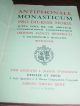 Antiphonale Monasticum Liturgie Messbuch V 1934 Kirchliches Gerät & Inventar Bild 1