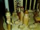 Holzkunst Krippendarstellung Mit 2 Kerzenhaltern Objekte nach 1945 Bild 4