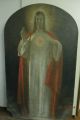 Hl.  Herz Jesu ölgemälde,  Heiligen Bild,  Kirchengemälde,  Altargemälde Dat.  1931 Kirchliches Gerät & Inventar Bild 1