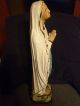 Heiligenfigur Madonna Mutter Gottes M.  Rosenkranz - Alte Figur - Skulpturen & Kruzifixe Bild 4